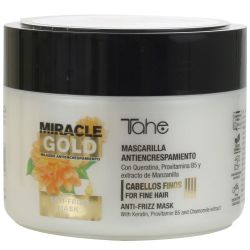 Mascarilla antiencrespamiento cabellos finos Miracle Gold (300 ml)
